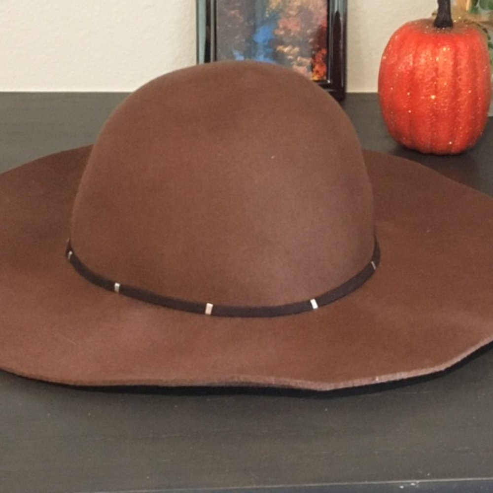 Brown Nine West Wool Hat